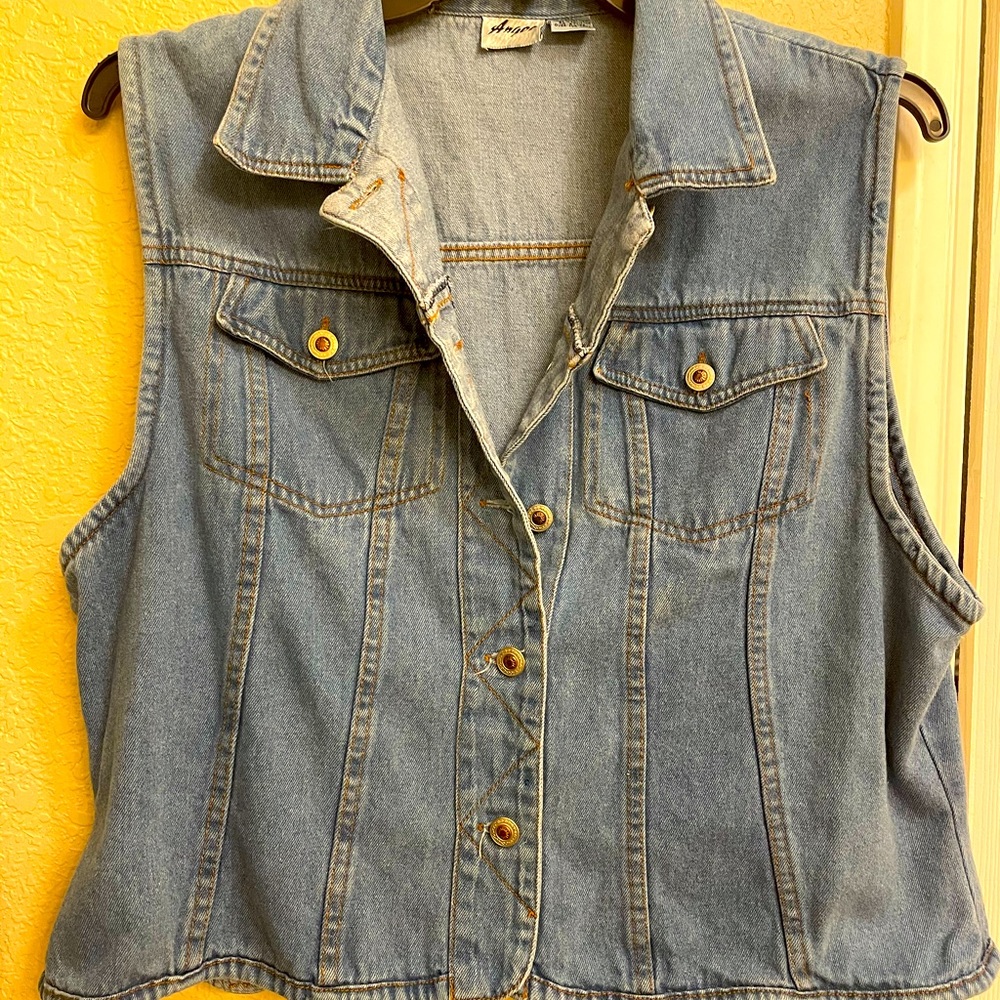 Women’s denim vest